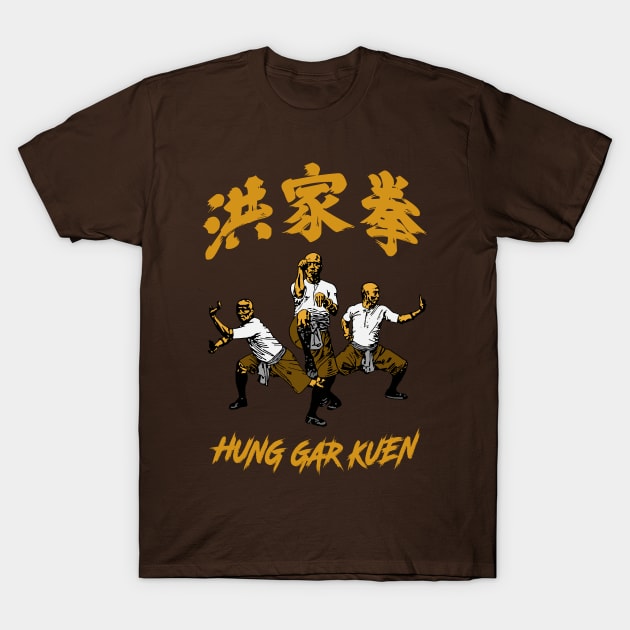 Hung Ga Kung Fu Fist T-Shirt by Genbu